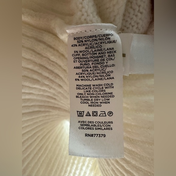 ANN TAYLOR | FAIR ISLE CREW NECK SWEATER | SM - Picture 5 of 8